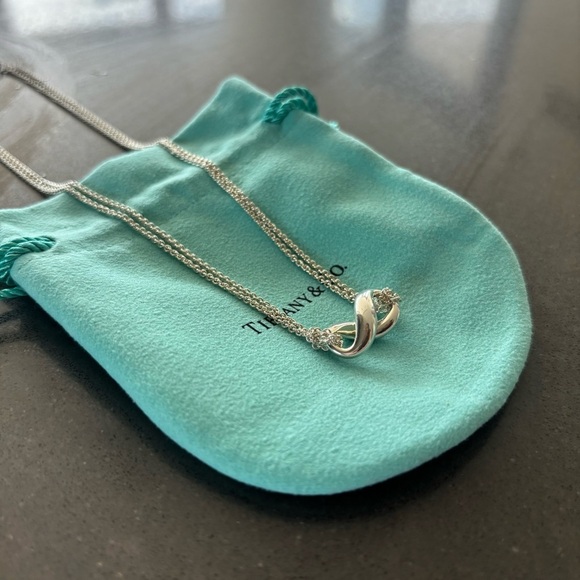 Tiffany’s double infinity pendant necklace - Picture 4 of 7